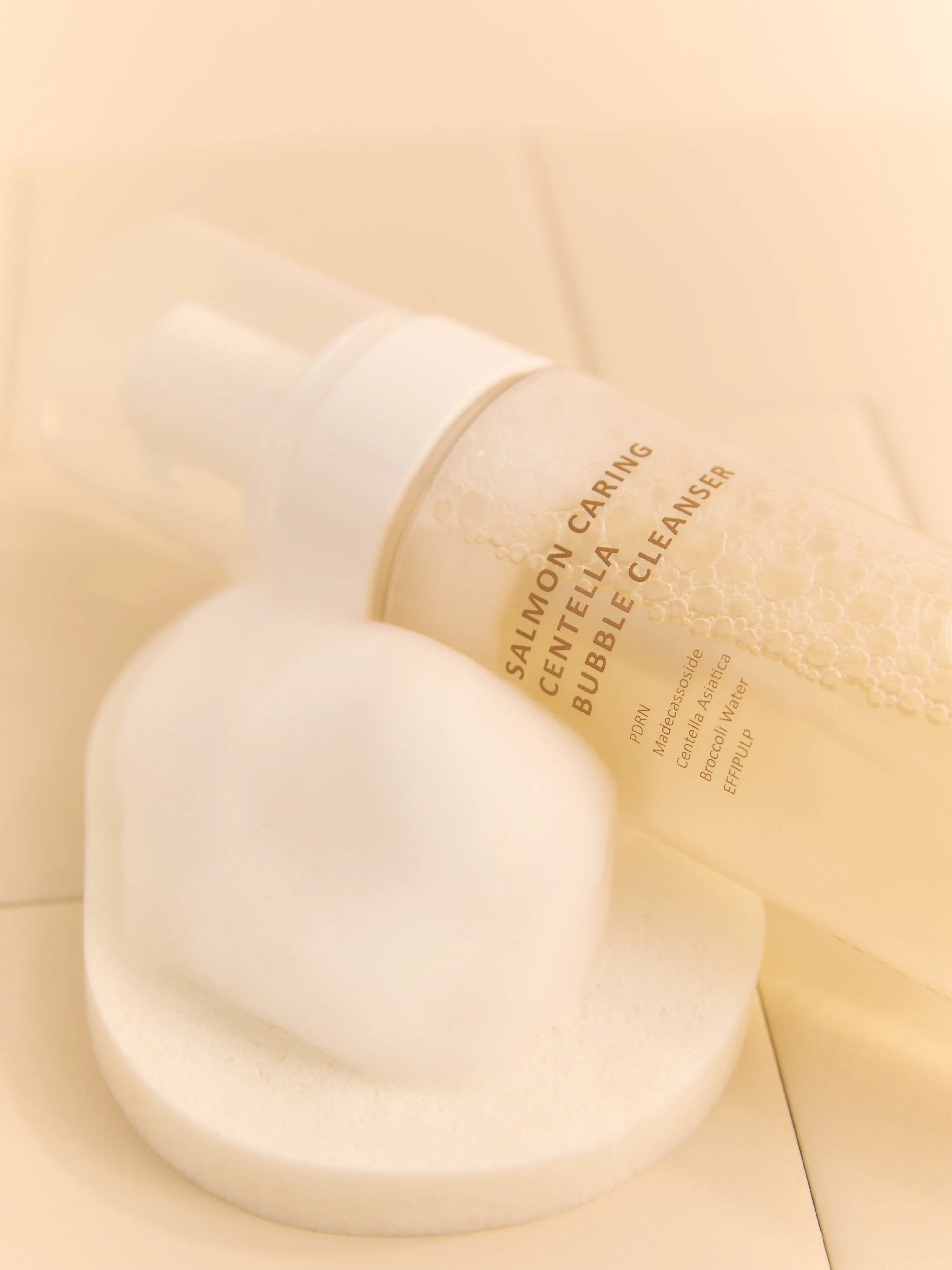 ** BOGO ** HEVEBLUE Salmon Caring Centella Bubble Cleanser