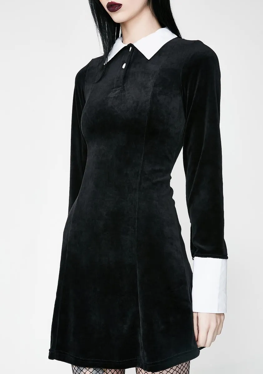 Addams Velvet Dress