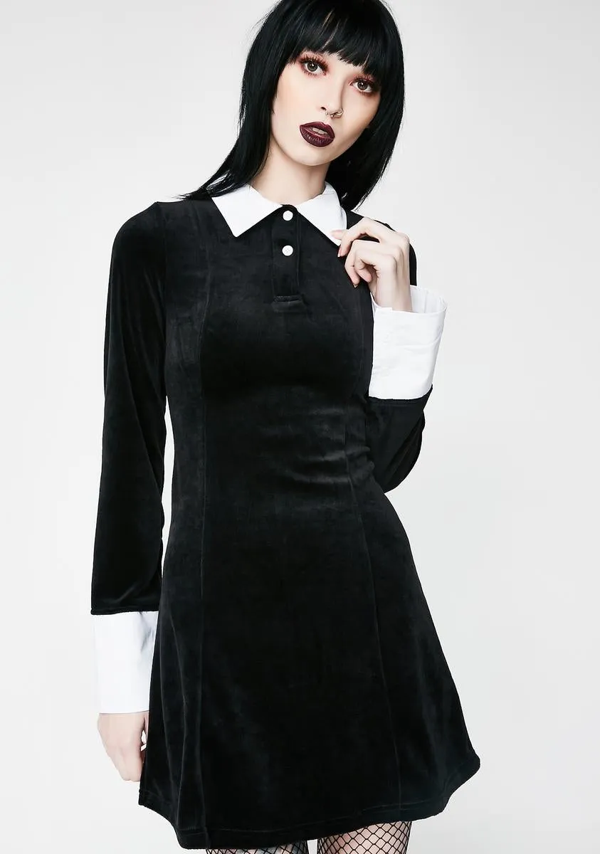 Addams Velvet Dress