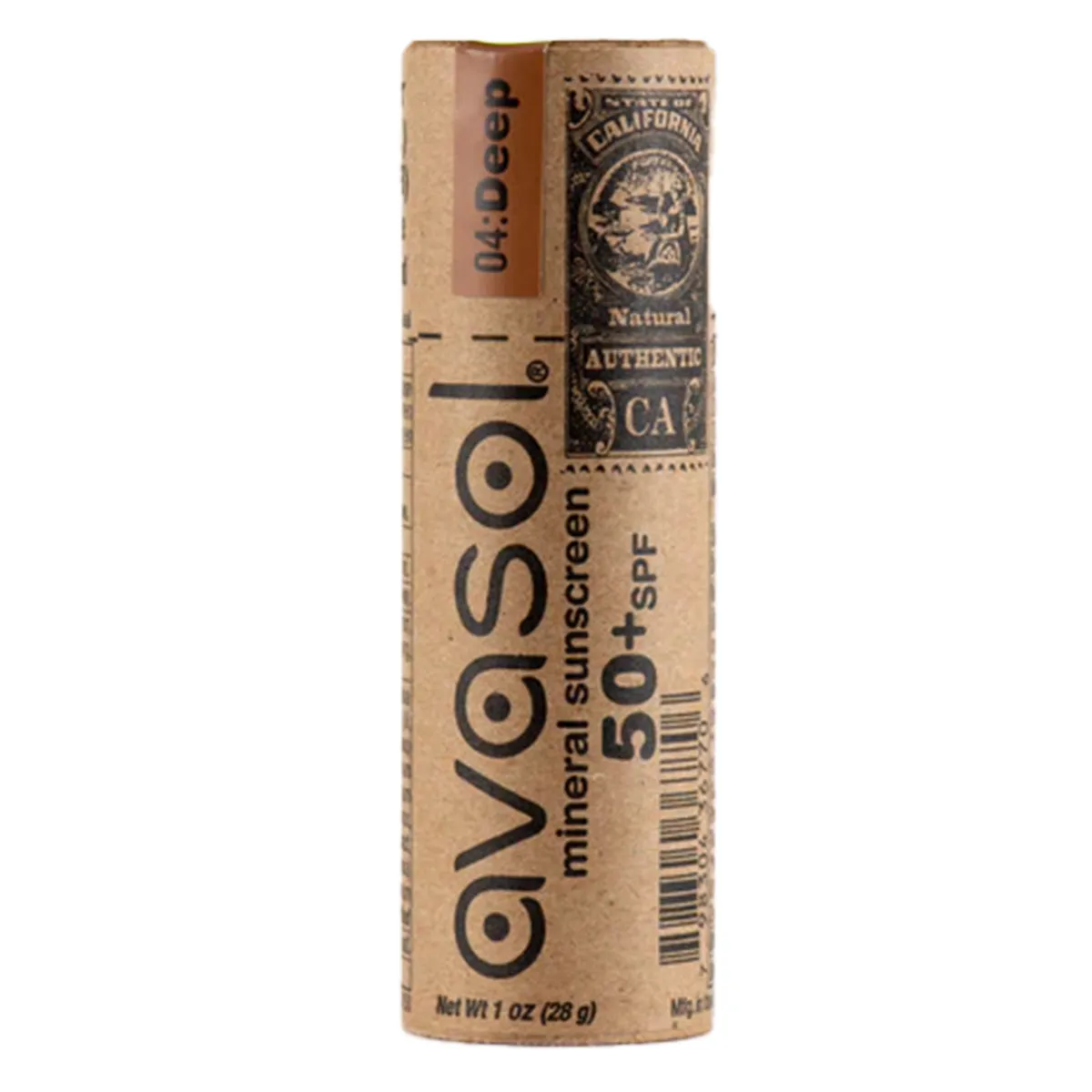 Avasol Surfer's Barrier Tinted Mineral Sunscreen Stick - SPF 50 