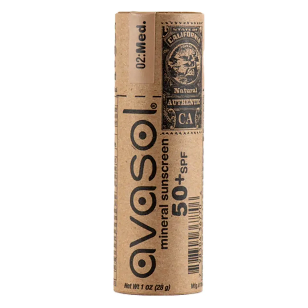 Avasol Surfer's Barrier Tinted Mineral Sunscreen Stick - SPF 50 