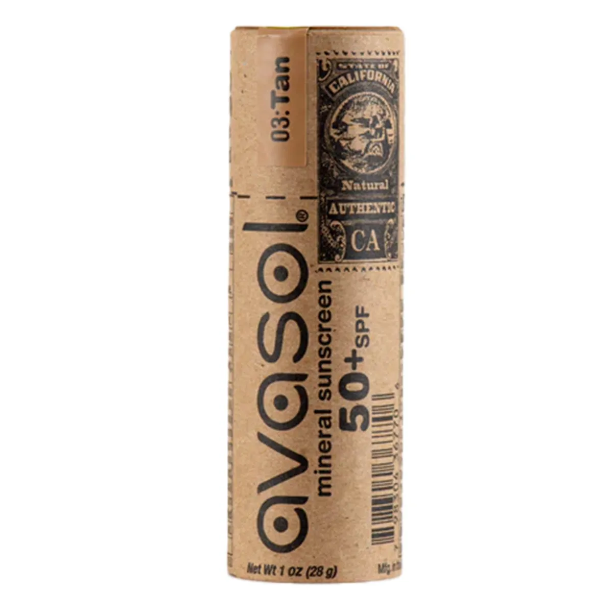 Avasol Surfer's Barrier Tinted Mineral Sunscreen Stick - SPF 50 