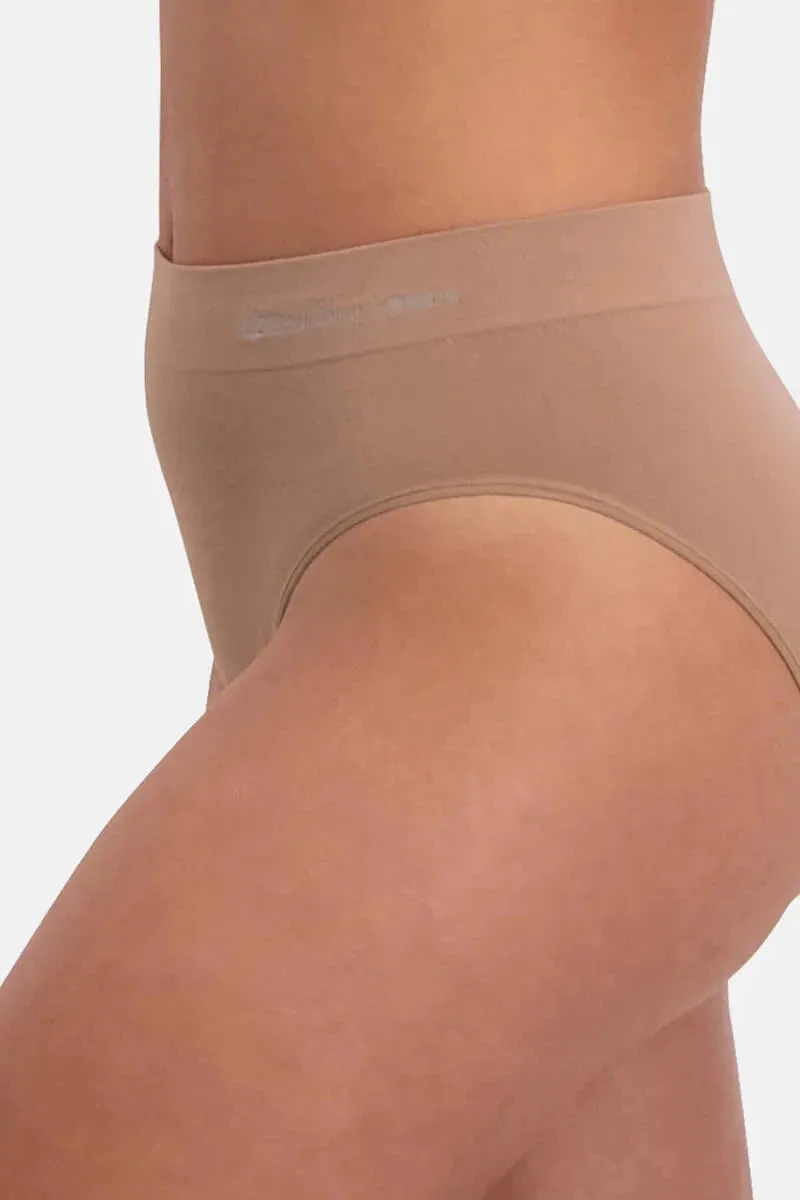 Bamboo Basics Ladies BB Belle Knitted Seamless Full Brief 3-pack