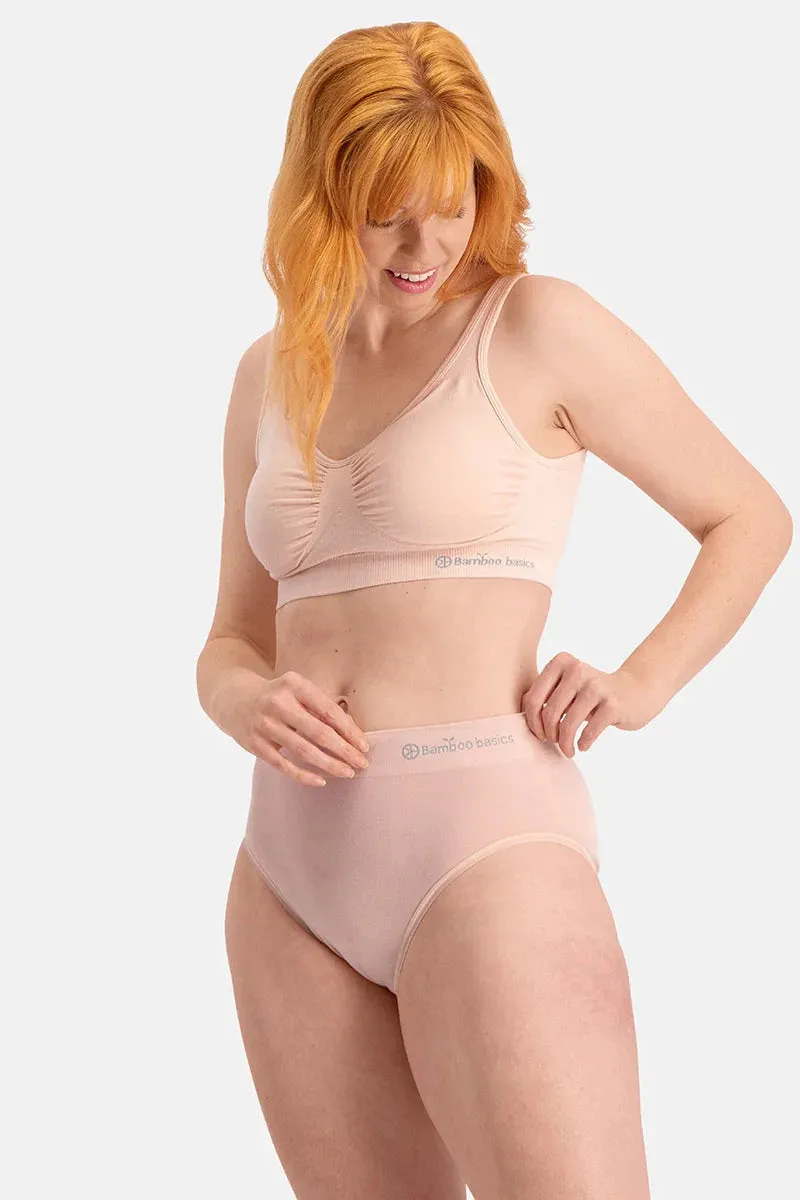 Bamboo Basics Ladies BB Belle Knitted Seamless Full Brief 3-pack