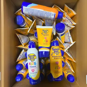 Banana Boat Assorted Sunscreen SPF 50 Spray & Lotion (50 Pcs Lot)