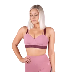 Better Bodies Waverly Sports Bra - Heather Pink