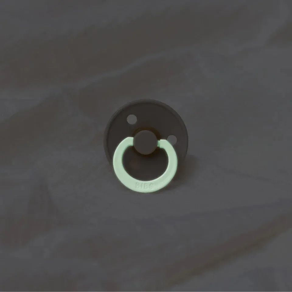 BIBS Dummies - Round Glow 2 Pk Blush