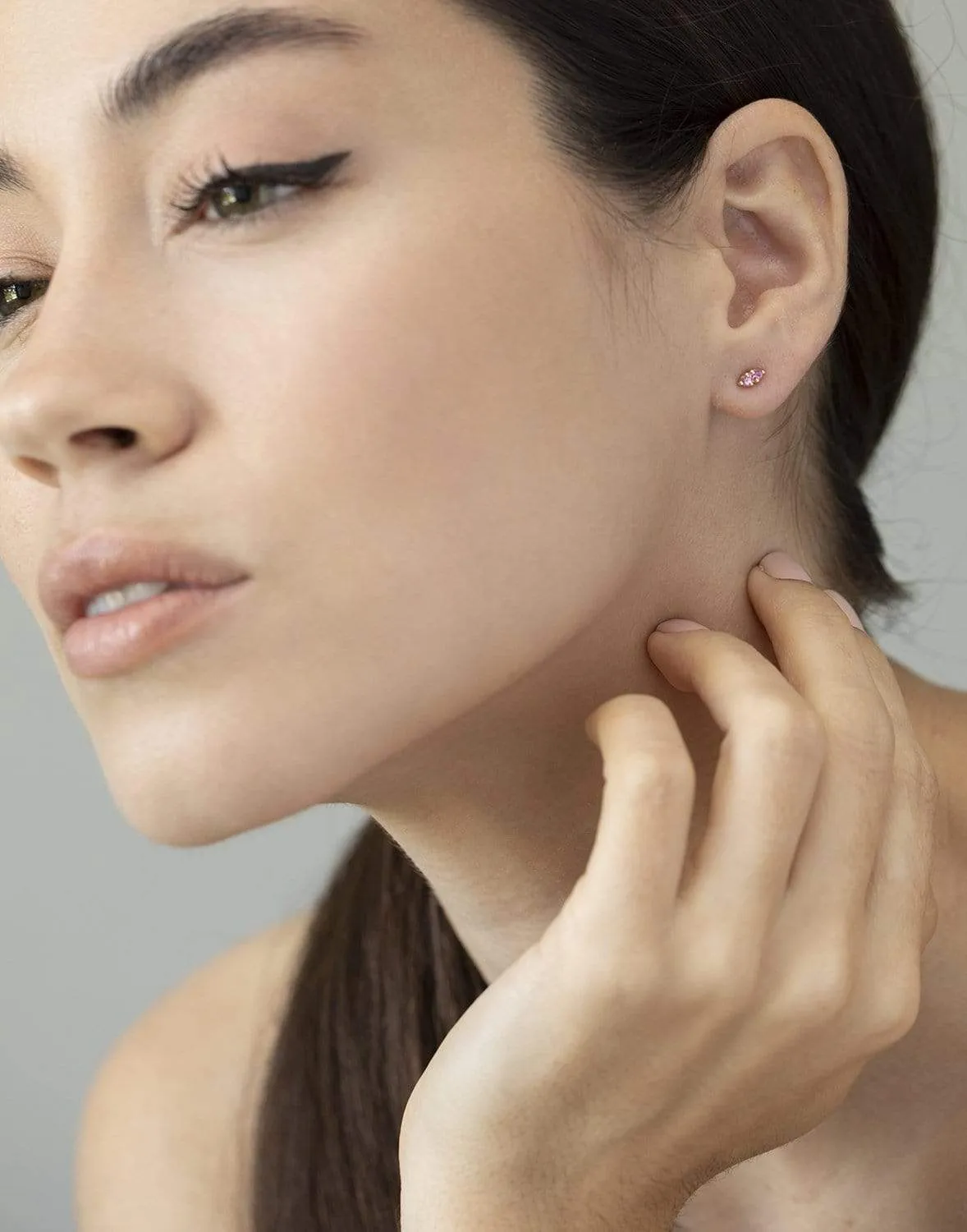 Blush Two-Step Earrings