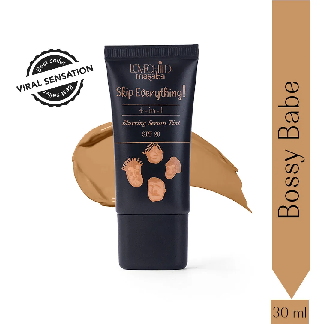 Bossy Babe- Skip Everything Blurring Serum Skin Tint  4-in-1 Benefits