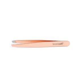 CaronLab Browvado Rose Gold Slanted Tweezers