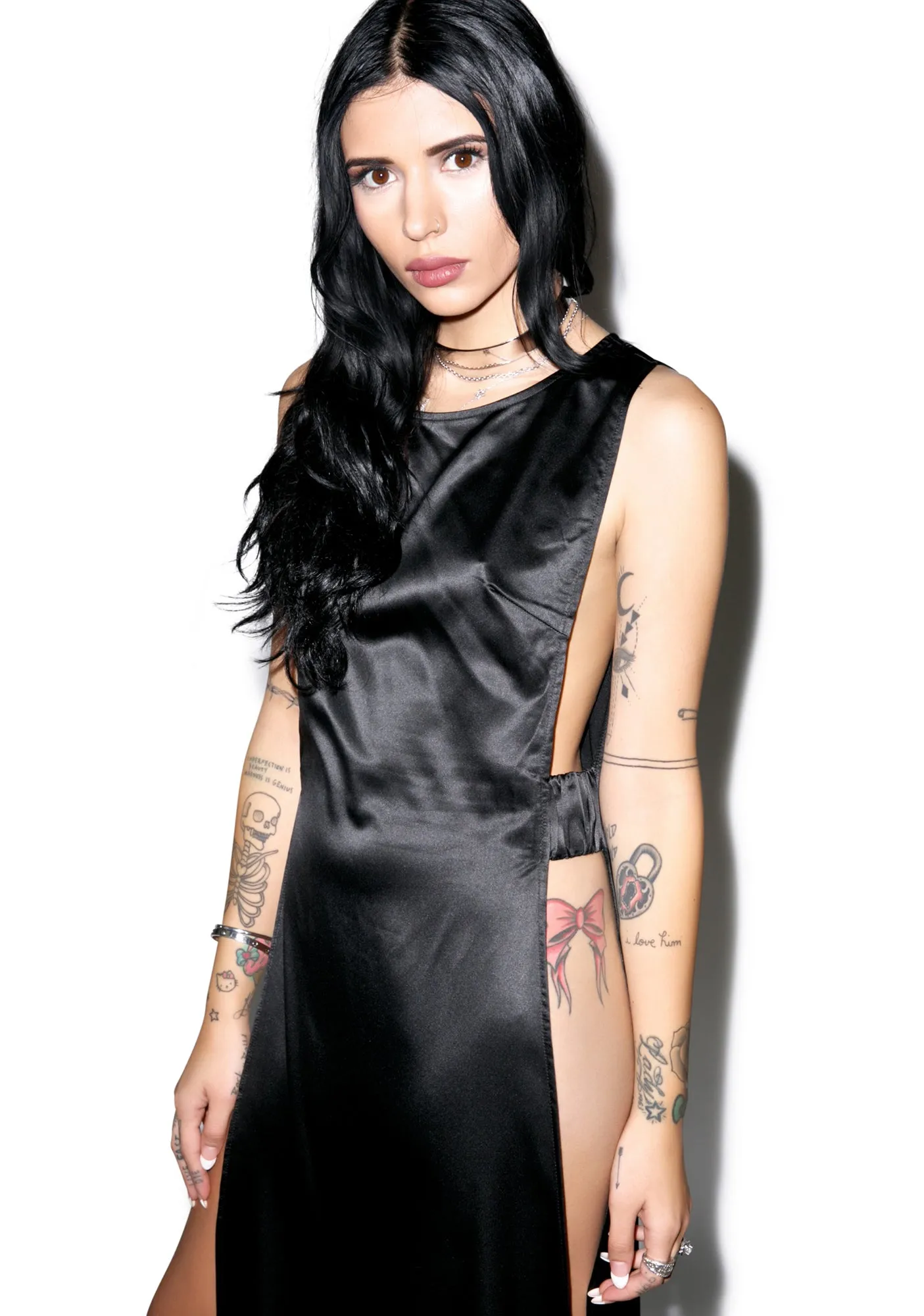 Chelsea Slit Slip Dress