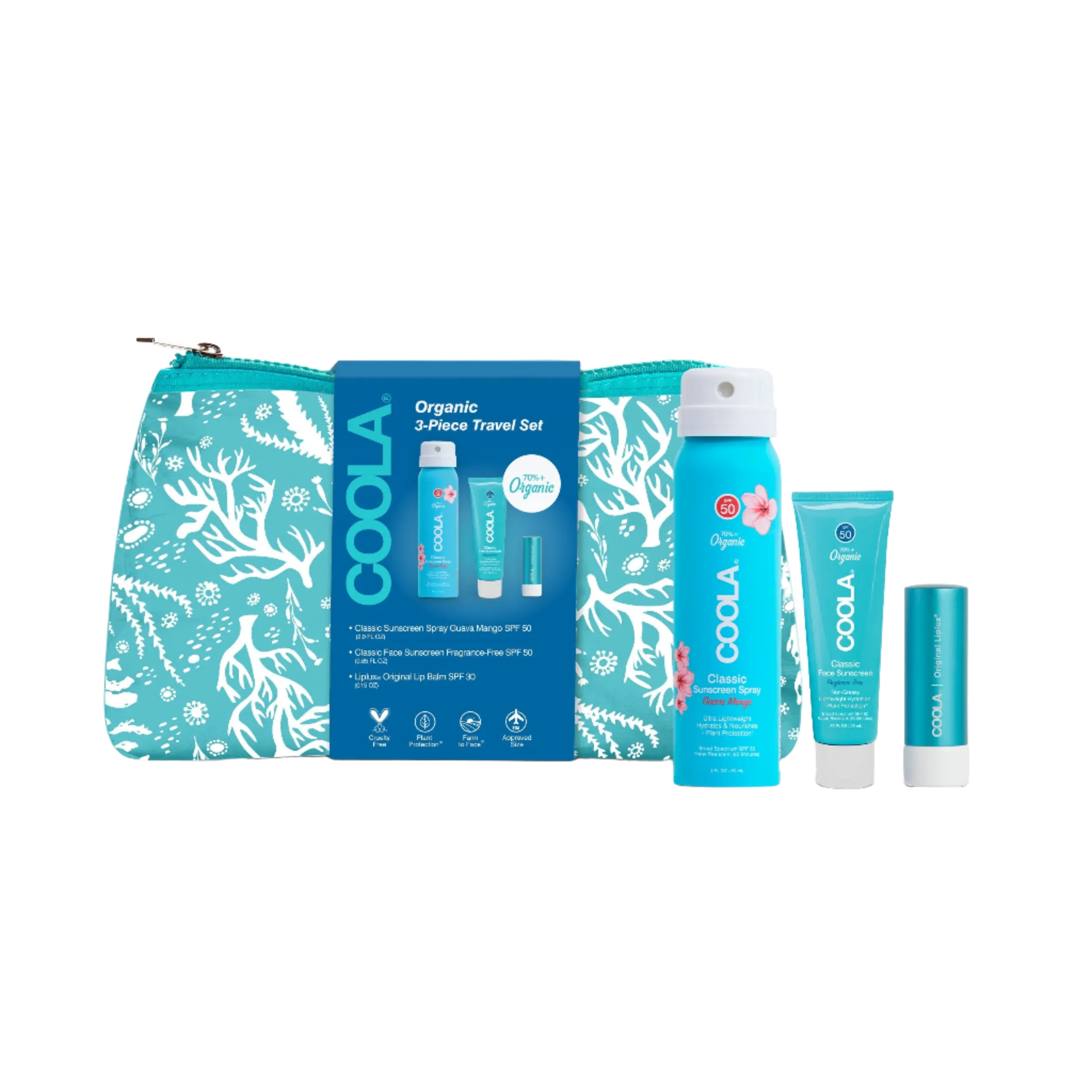 COOLA 3-Piece Classic Travel Kit
