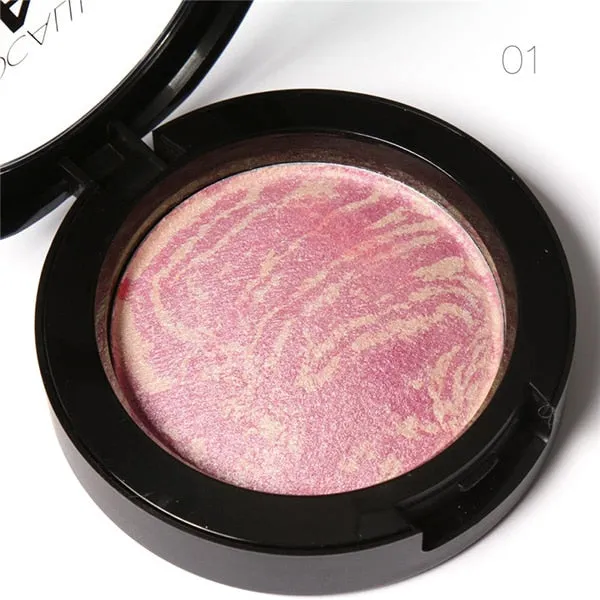 Face Cheek Blush Powder 6 Colors Pressed Powder Long Lasting Pure Blush
