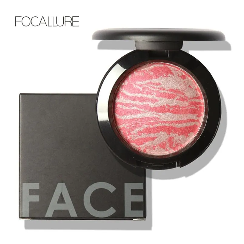 Face Cheek Blush Powder 6 Colors Pressed Powder Long Lasting Pure Blush