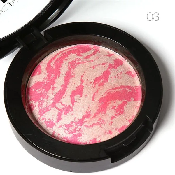Face Cheek Blush Powder 6 Colors Pressed Powder Long Lasting Pure Blush
