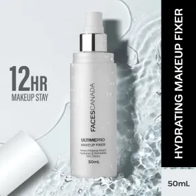 FACES CANADA Ultime Pro Makeup Fixer, 50 ml | Long Lasting Makeup Setting Spray | Keeps Makeup Intact | Hydrates, Soothes & Refreshes Skin