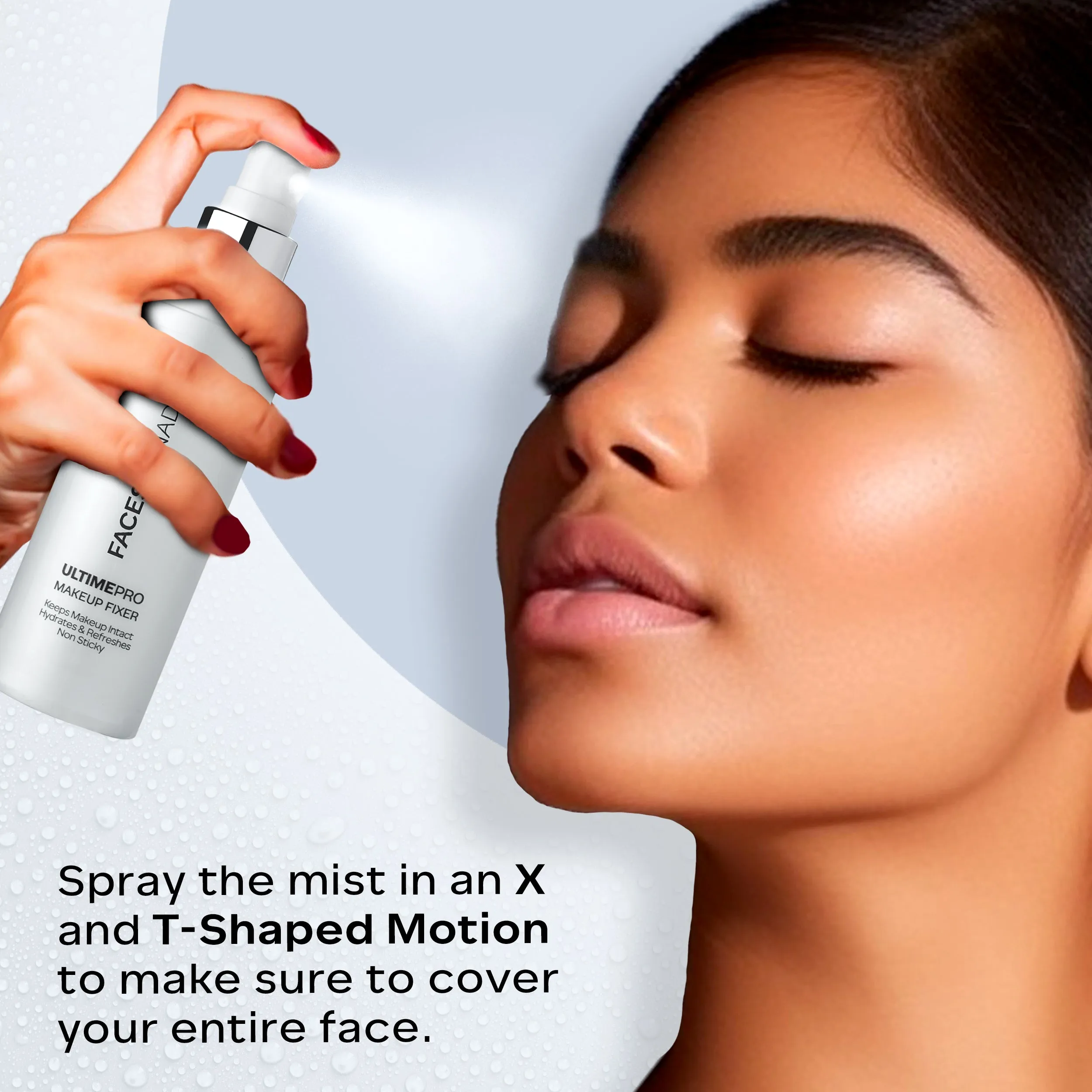 FACES CANADA Ultime Pro Makeup Fixer, 50 ml | Long Lasting Makeup Setting Spray | Keeps Makeup Intact | Hydrates, Soothes & Refreshes Skin