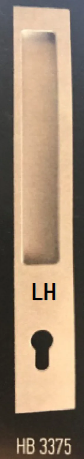 HALLIDAY   BAILLIE EXTRA LONG FLUSH PULL WITH KEYHOLE - HB3375