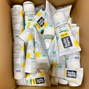 Hello Bello SPF 50 Broad Spectrum SPF 50 Non-Nano Zinc Oxide Mineral Sunscreen Lotion 5.0 fl Oz (50 Pcs Lot)