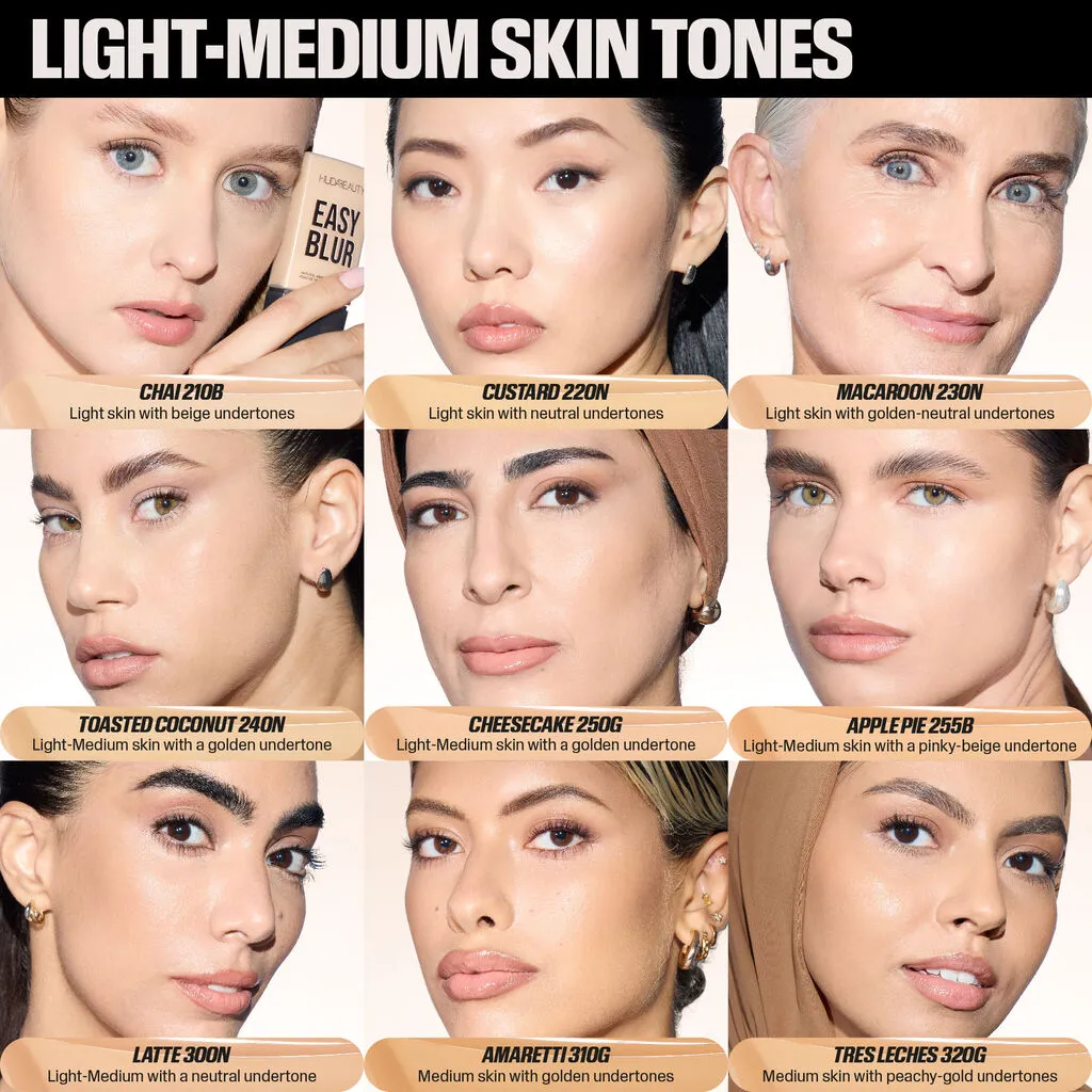 HUDA BEAUTY Easy Blur Natural Airbrush Foundation with Niacinamide (110 ANGEL FOOD)