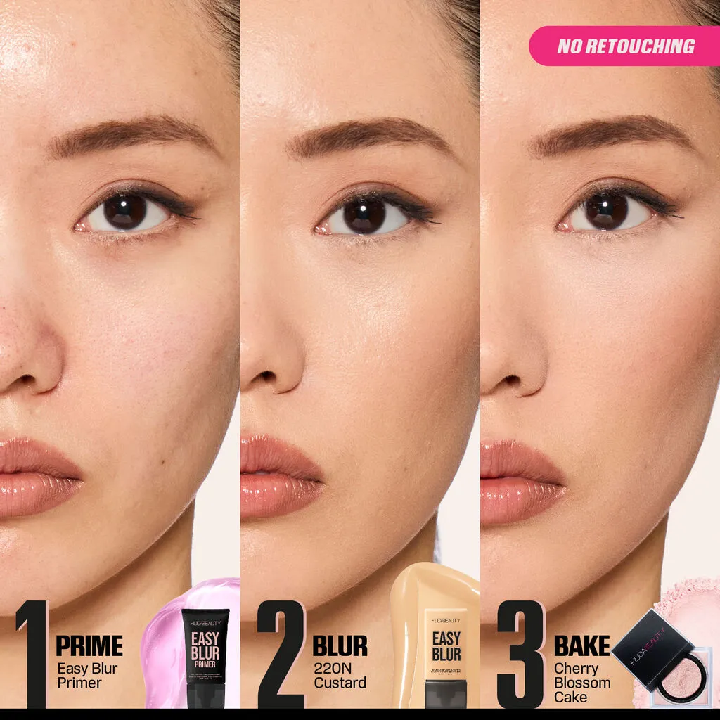 HUDA BEAUTY Easy Blur Natural Airbrush Foundation with Niacinamide (110 ANGEL FOOD)