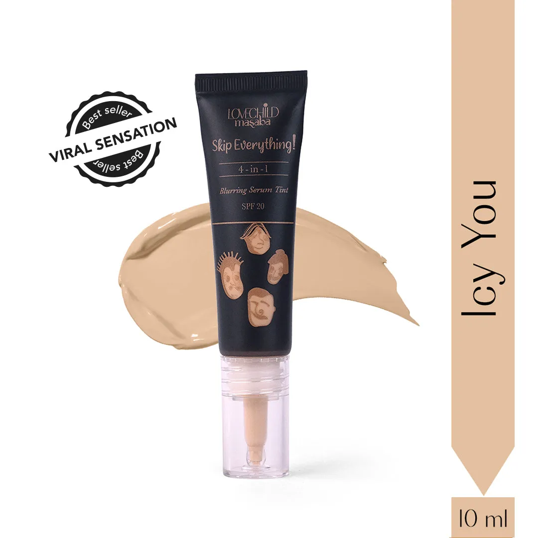 Icy You- Skip Everything Blurring Serum Skin Tint  4-in-1 Benefits
