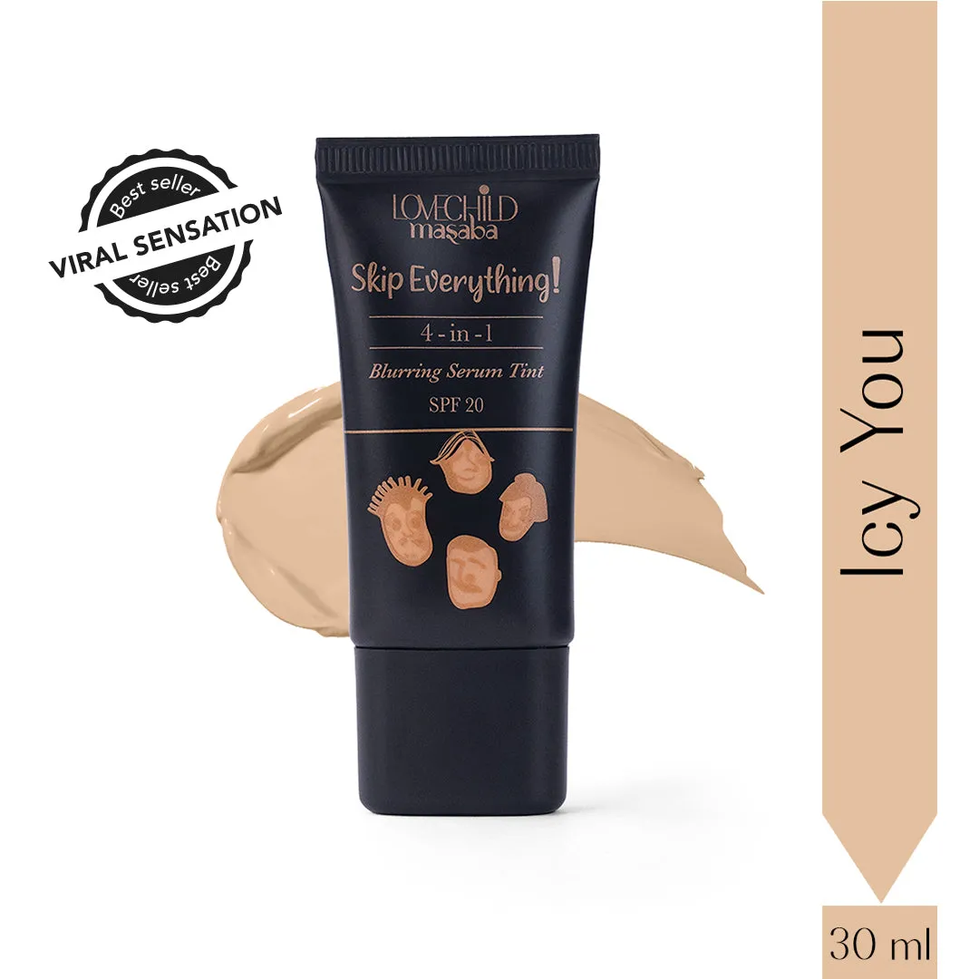 Icy You- Skip Everything Blurring Serum Skin Tint  4-in-1 Benefits