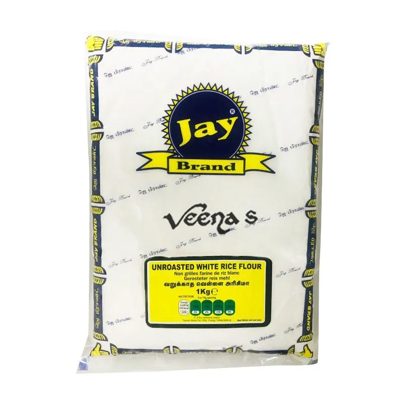 Jay Brand Unroasted White Rice Flour 1kg (Raw)