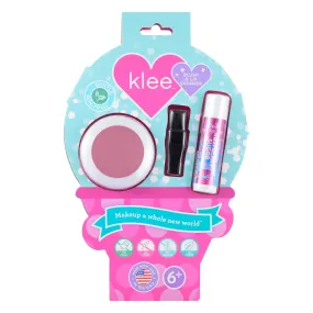 Klee Naturals Blush & Lip Shimmer Set: Sweet Cherry Fun