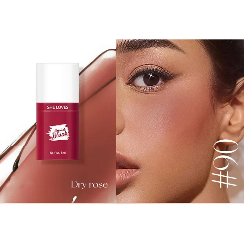Liquid Blush | Matte Liquid Cream Blush | Natural Looking Blush Makeup for Cheek Advanced Hazy Feeling Christmas Gift