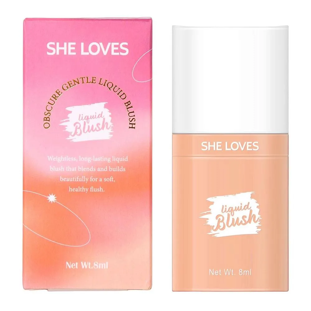 Liquid Blush | Matte Liquid Cream Blush | Natural Looking Blush Makeup for Cheek Advanced Hazy Feeling Christmas Gift