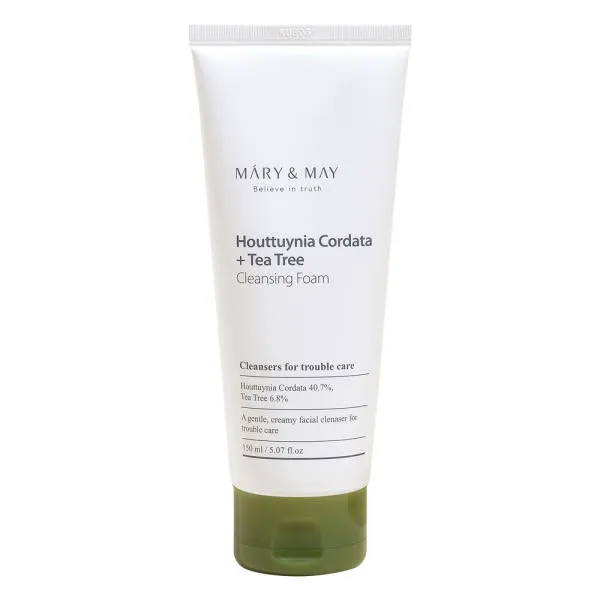 [MARY & MAY] Houttuynia Cordata   Tea Tree Cleansing Foam 150ml