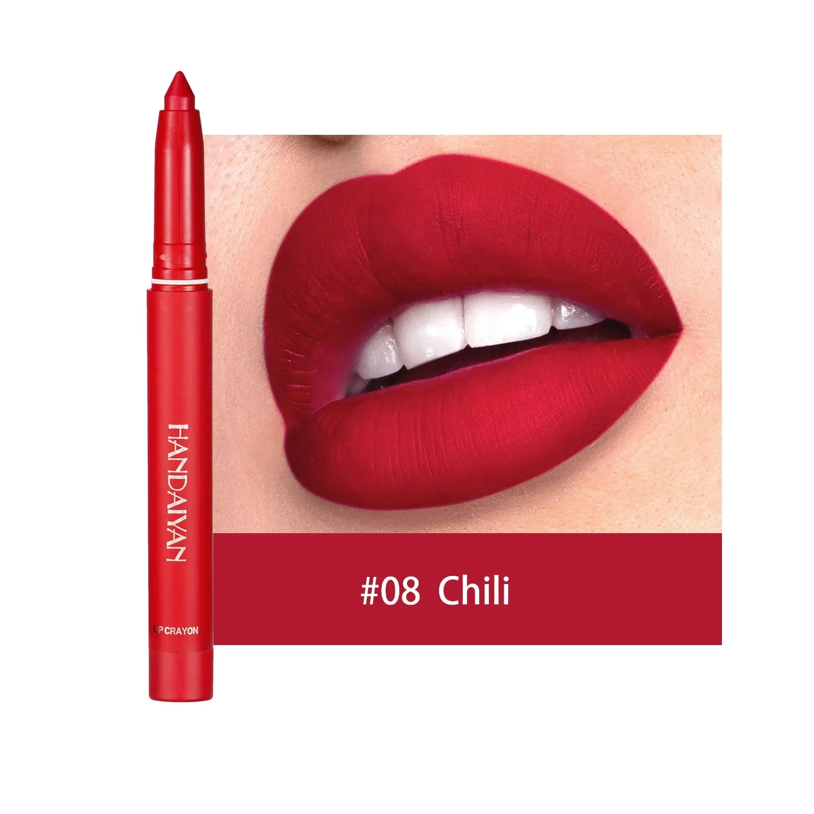 Matte Nude Lipstick Lip Liner Pen Set