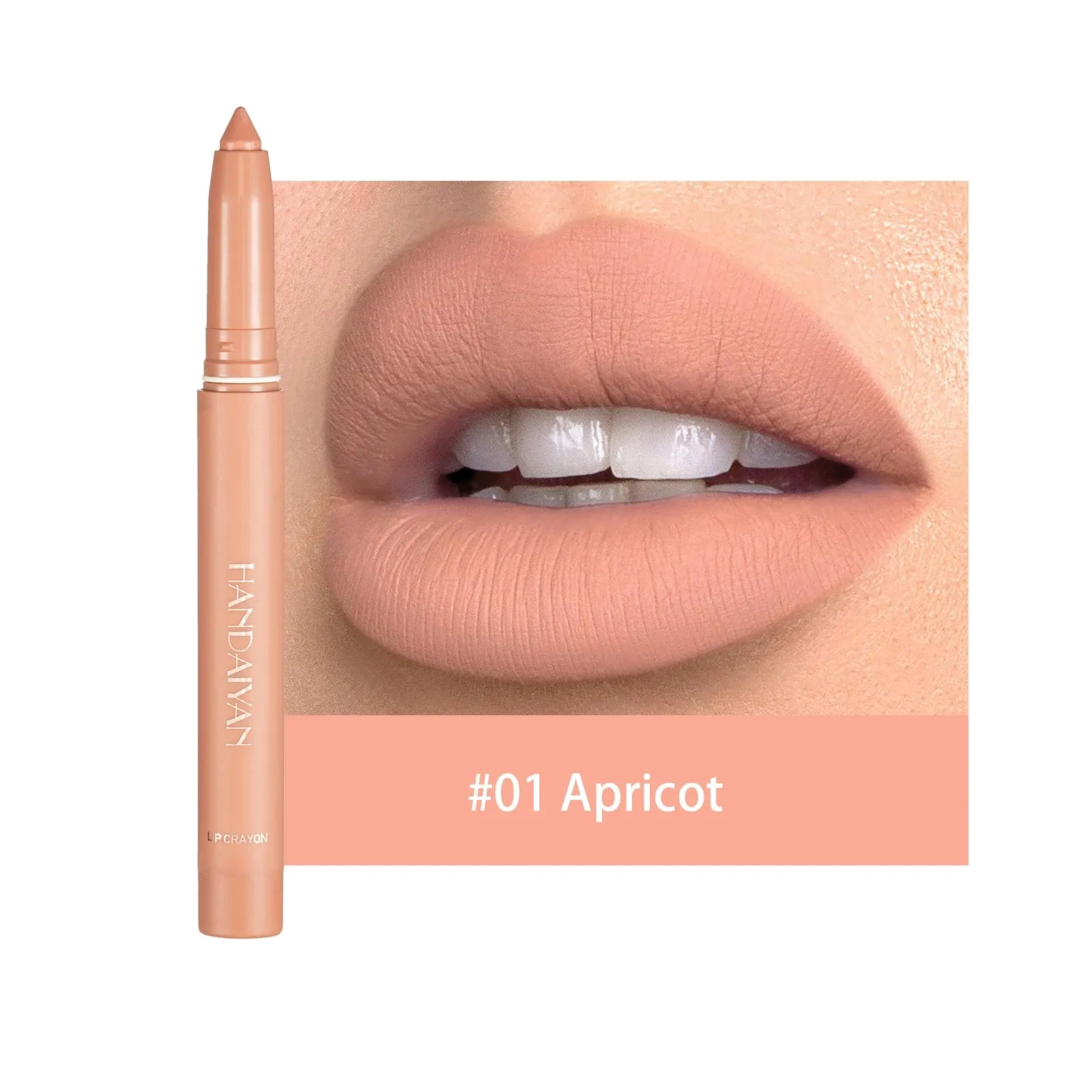 Matte Nude Lipstick Lip Liner Pen Set
