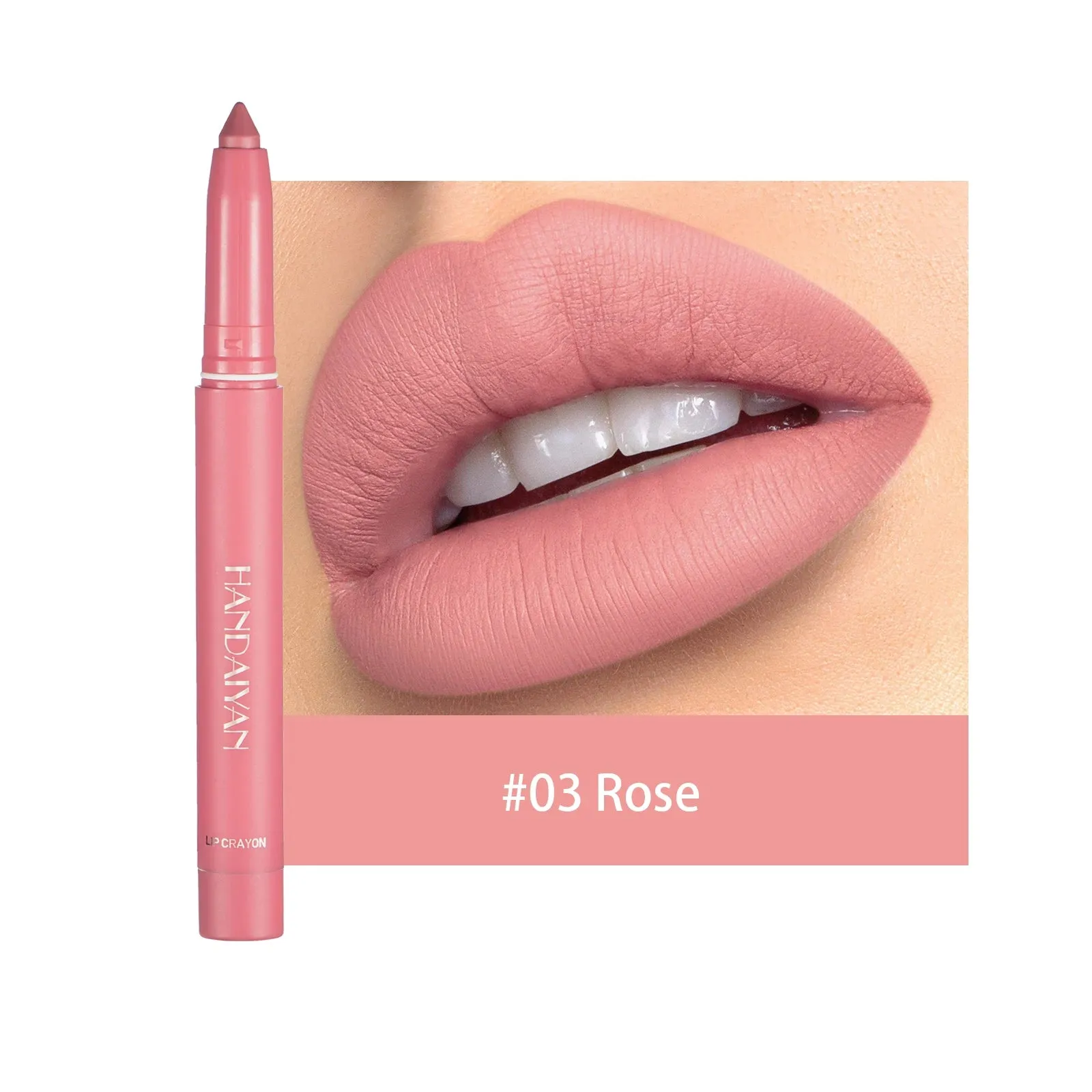 Matte Nude Lipstick Lip Liner Pen Set