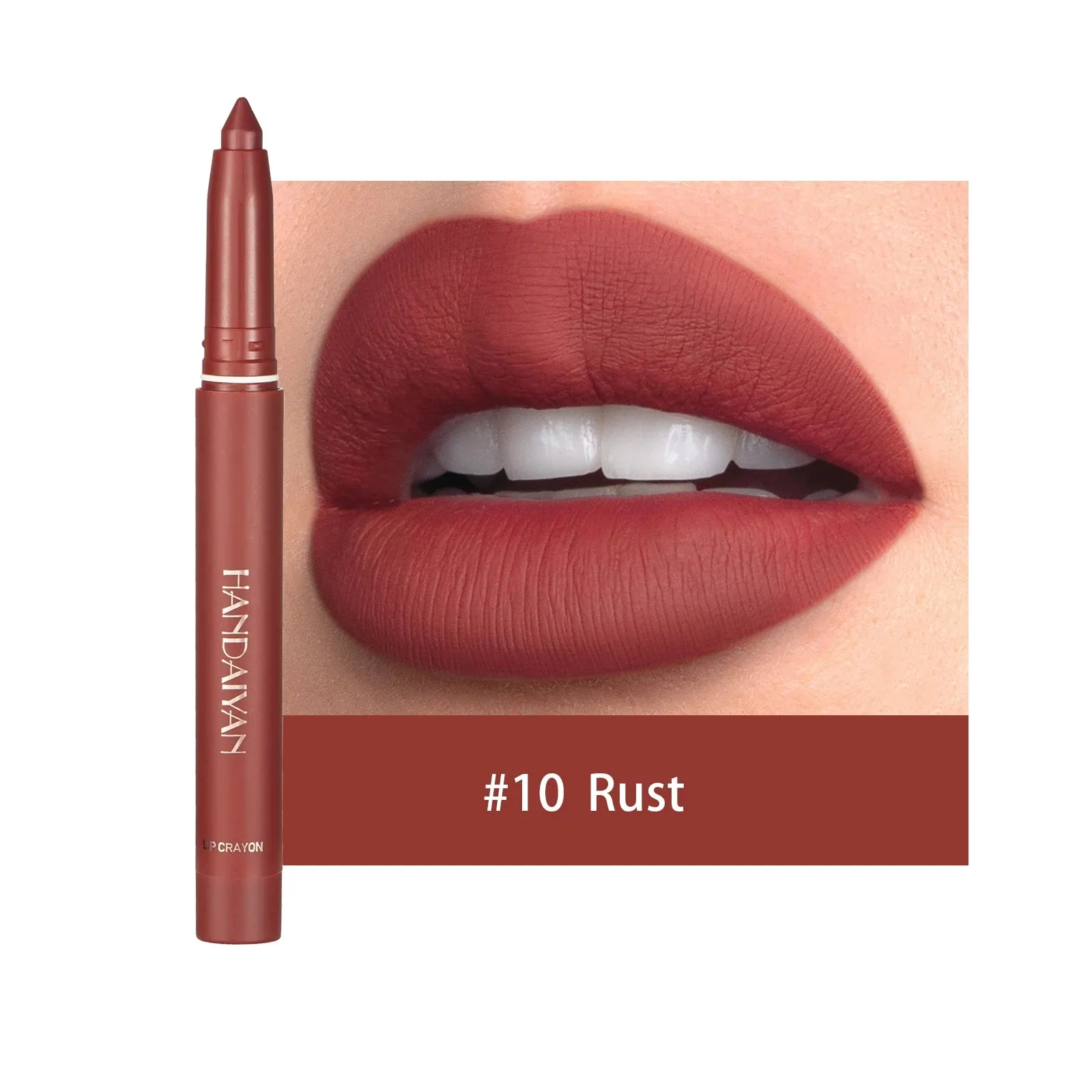 Matte Nude Lipstick Lip Liner Pen Set