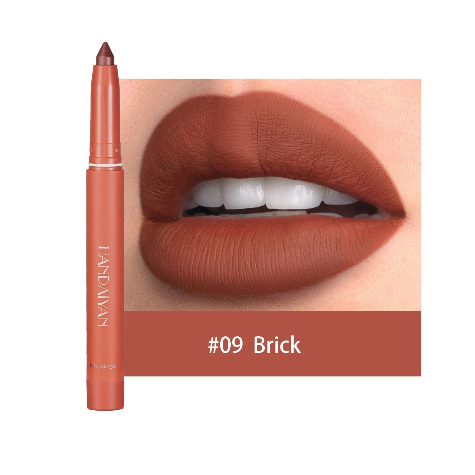 Matte Nude Lipstick Lip Liner Pen Set