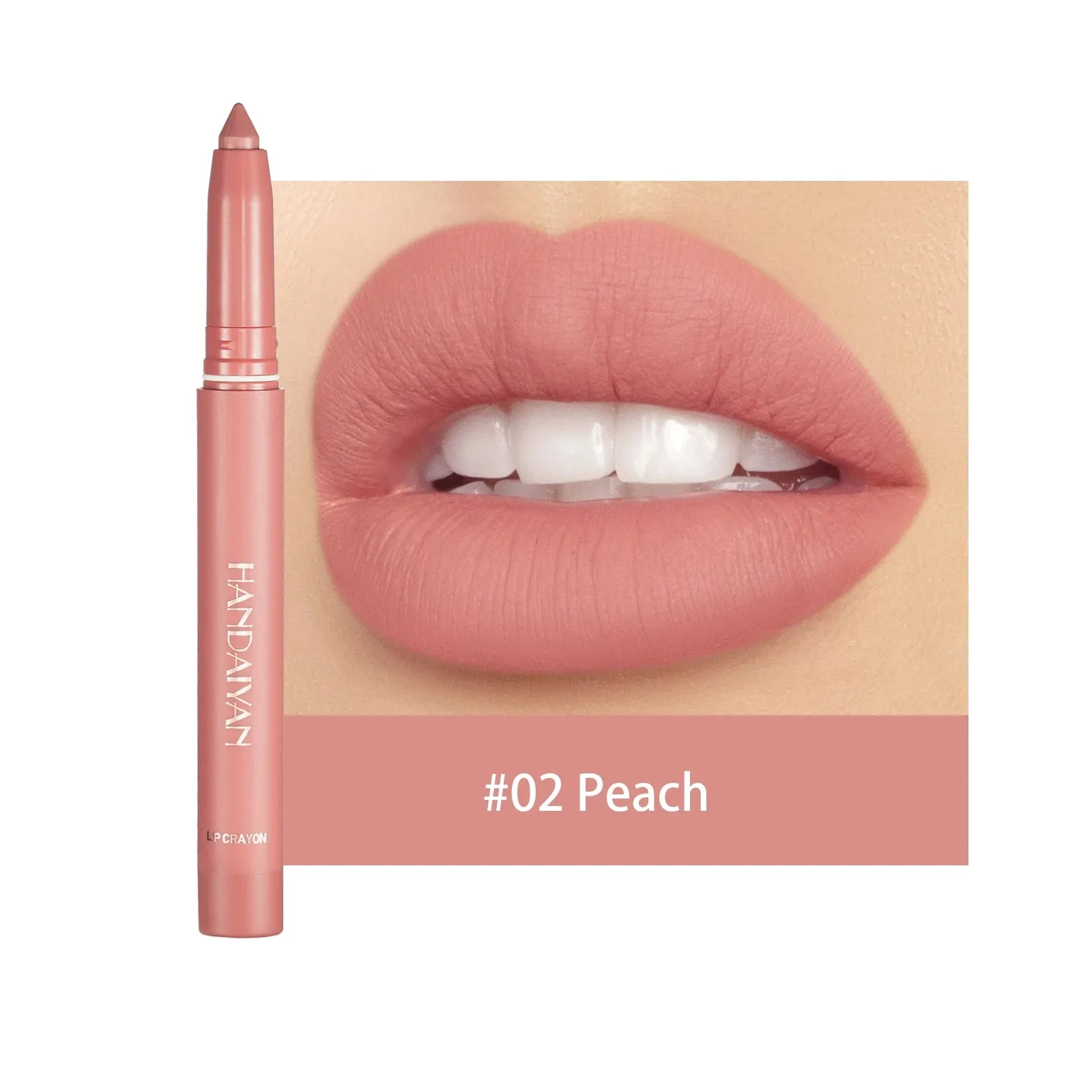 Matte Nude Lipstick Lip Liner Pen Set