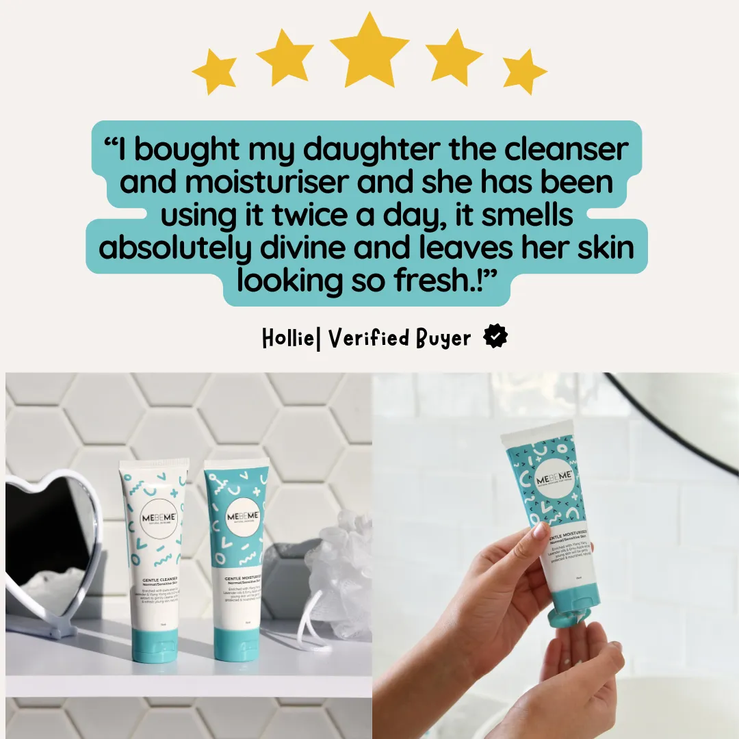 MEBEME Try It All Gentle Natural Tween Skincare Pack With FREE Bag