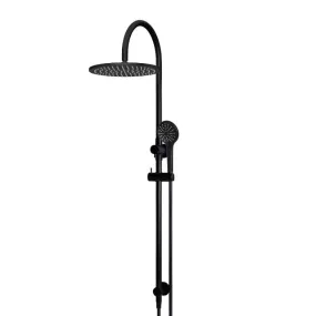 Meir Gooseneck Shower Set with 300mm rose, Three-Function Hand Shower Matte Black