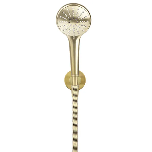 Meir Round 3 Function Hand Shower on Fixed Bracket Tiger Bronze