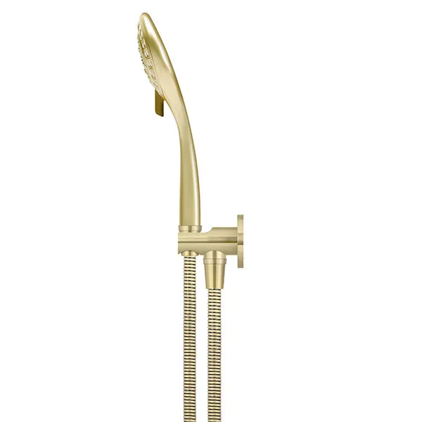 Meir Round 3 Function Hand Shower on Fixed Bracket Tiger Bronze