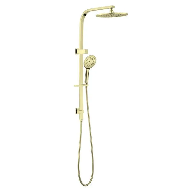Nero Bianca Twin Shower Brushed Gold