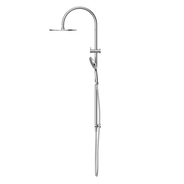 Nero Mecca Twin Shower With Air Shower II Chrome