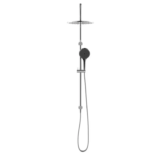 Nero Mecca Twin Shower With Air Shower II Chrome