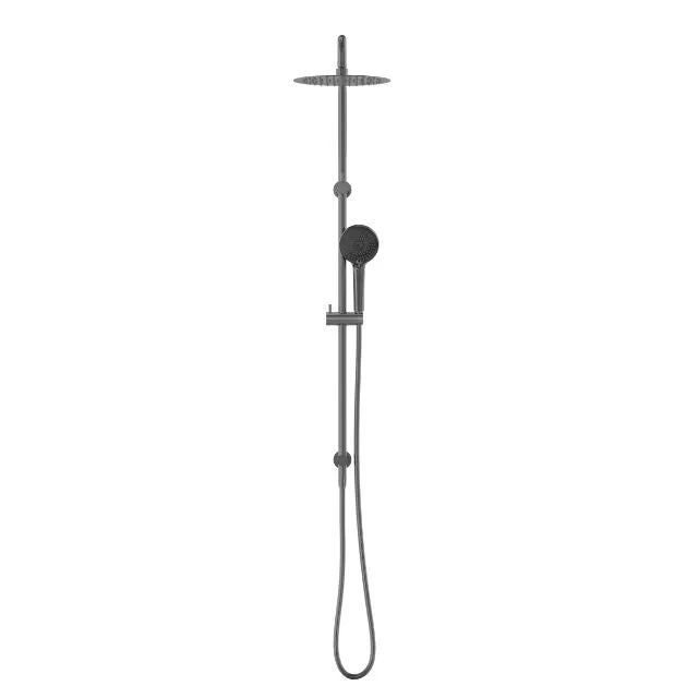 Nero Round Project Twin Shower Gunmetal