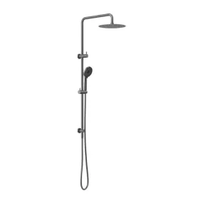 Nero Round Project Twin Shower Gunmetal