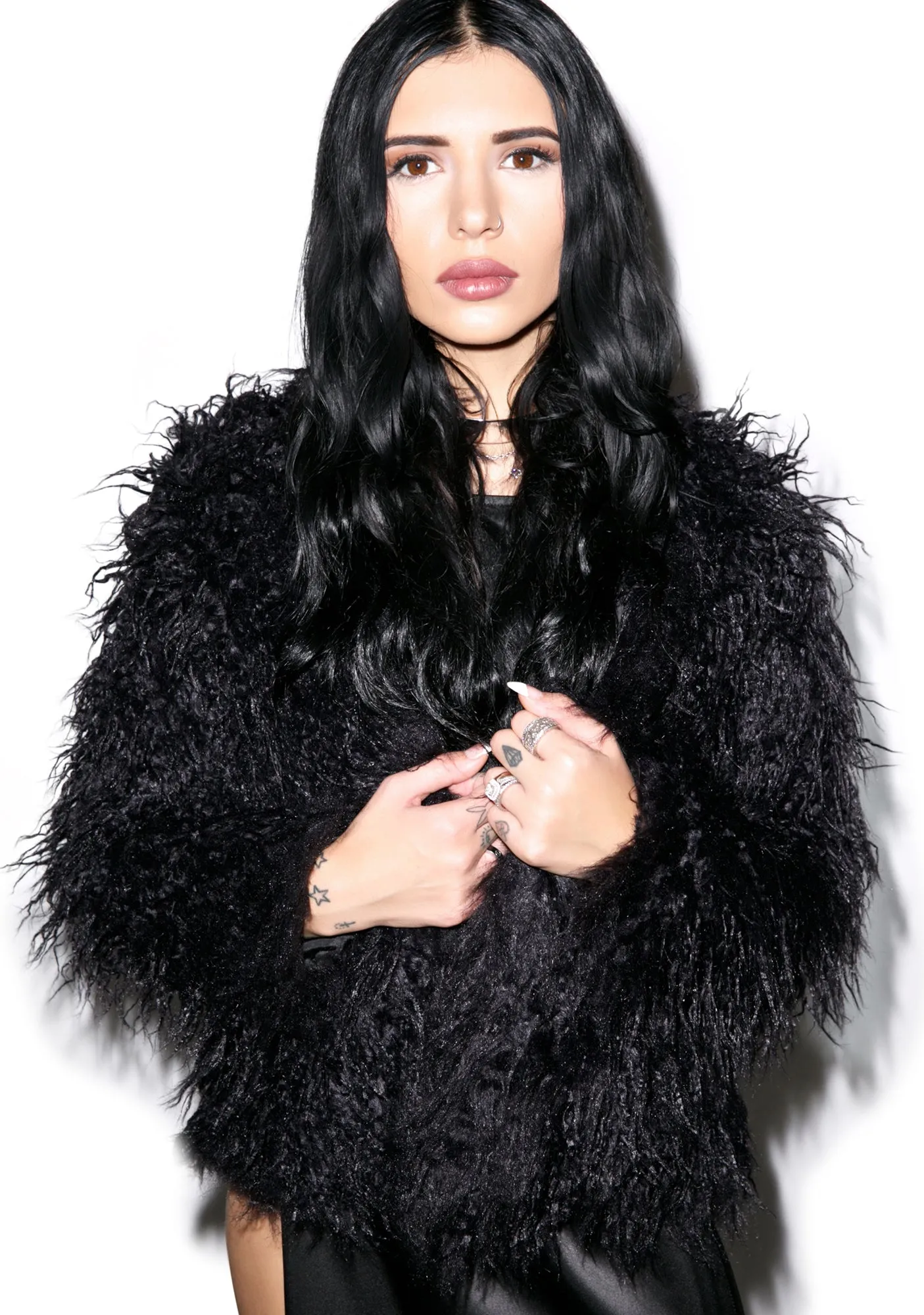 Night Song Faux Fur Jacket