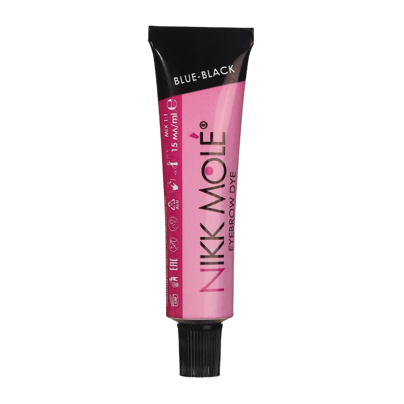 NIKK MOLÉ - Permanent dye for eyelashes and brows - Blue Black