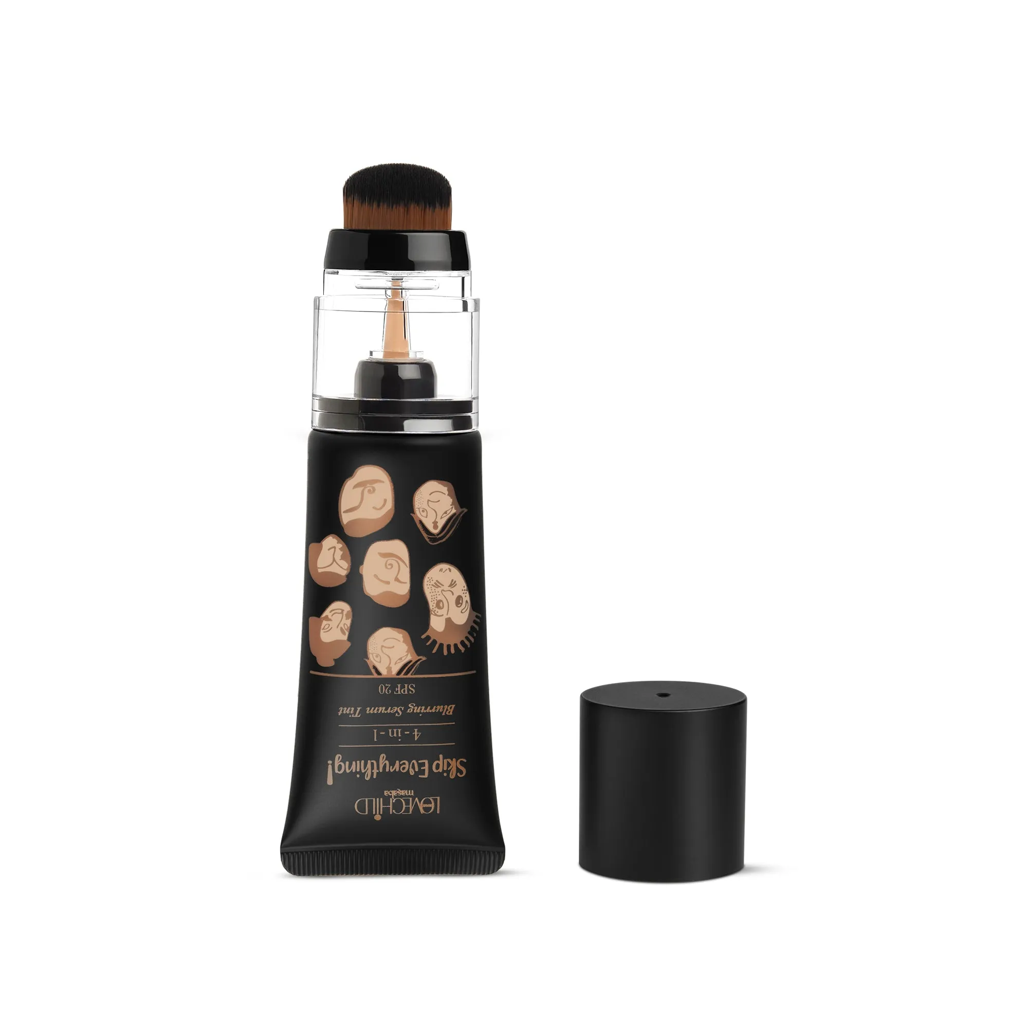 Quirky Queen- Skip Everything Blurring Serum Skin Tint  4-in-1 Benefits